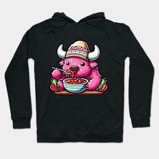 funny bison chili lover Hoodie